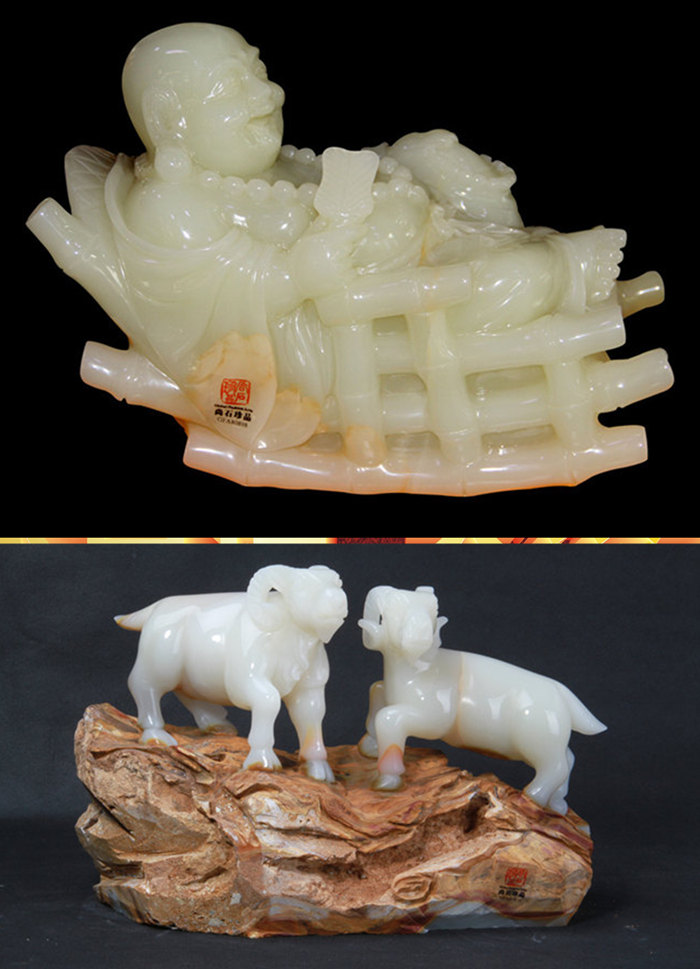 玉石禮品,新年禮品,尚石珍品玉雕,龍美達石材集團